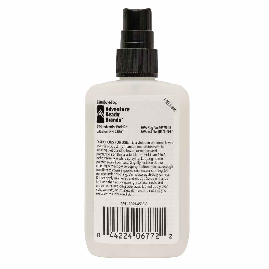 Natrapel Picaridin Tick & Insect Repellent 3.4 oz. Pump Spray back