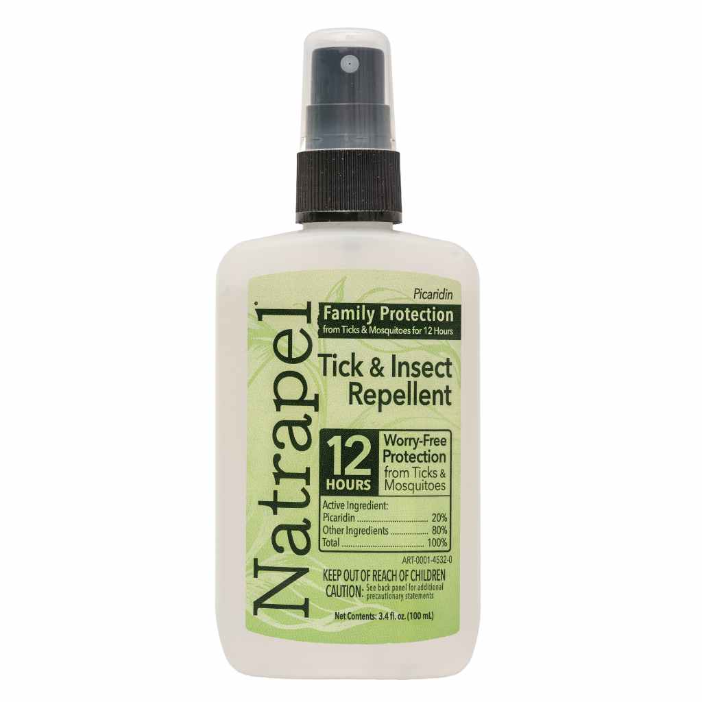 Natrapel Picaridin Tick & Insect Repellent 3.4 oz. Pump Spray front