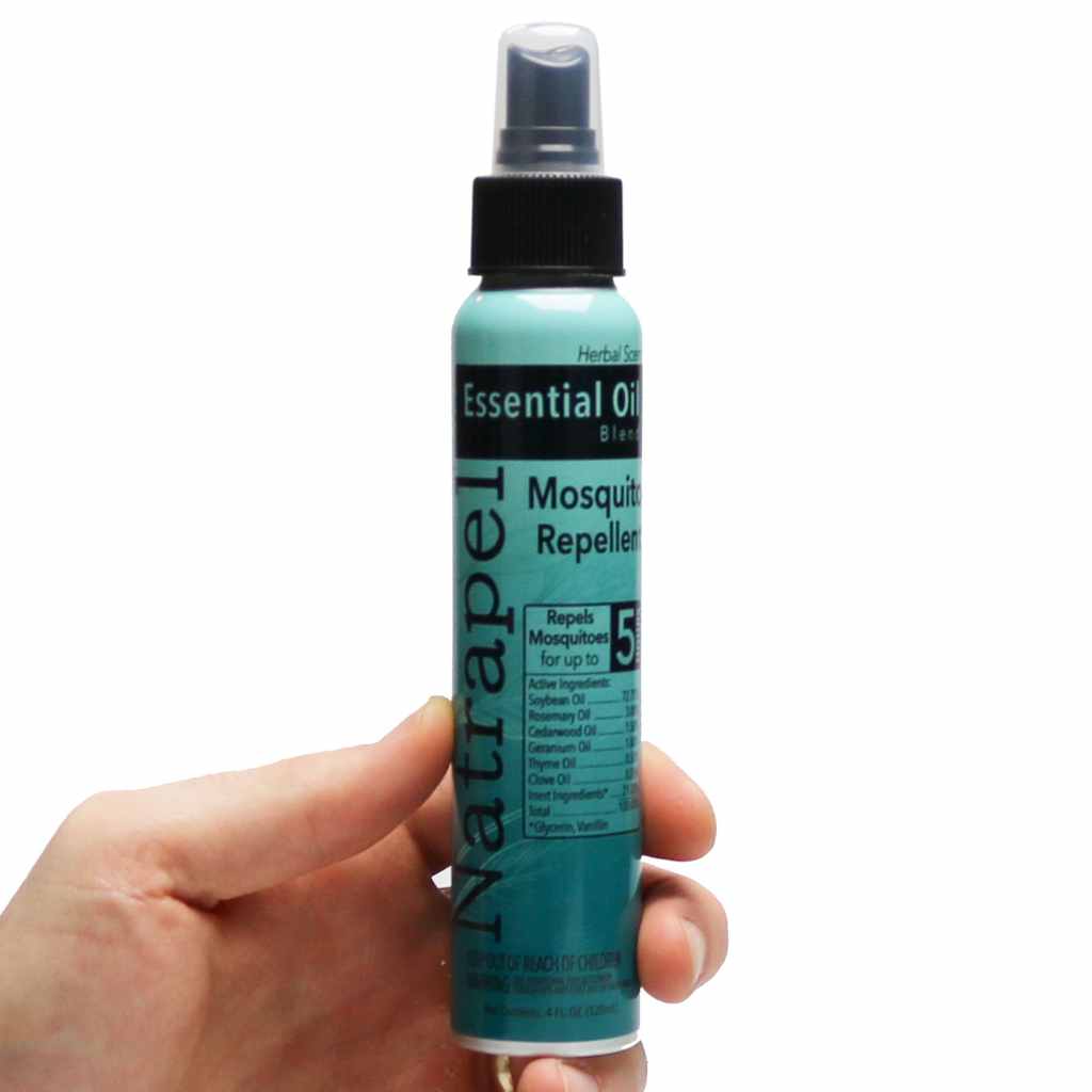 Natrapel Essential Oil Insect Repellent 4 oz. in hand